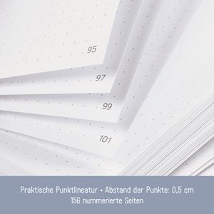 Produktbild für Notizbuch paper&amp;you Flying Flowers, 8213-3, Karton Softcover