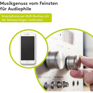 Produktbild für Audiokabel Goobay 63826 für Handy / Tablet, 1m