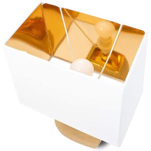 Produktbild für Tischlampe BRUBAKER weiß mit E14-Fassung