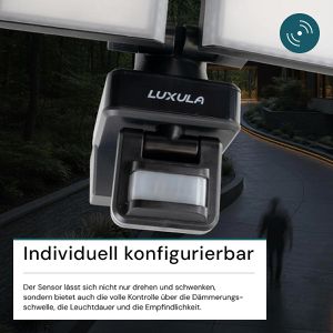 Produktbild für LED-Außenstrahler Luxula LX400192, IP54 wasserfest