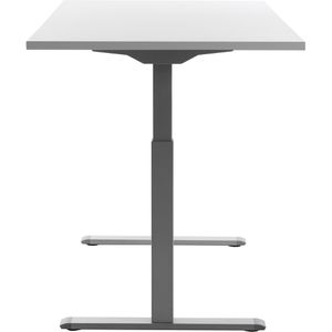 Produktbild für Schreibtisch Topstar E-Table, weiß / silber