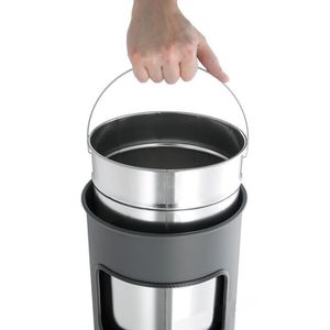 Produktbild für Aschenbecher Durable 3332-58, anthrazit, für Outdoor