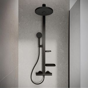 Produktbild für Duschsystem Ideal-Standard Ceratherm Alu+ BD583XG, schwarz