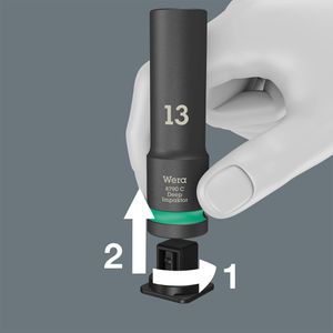 Produktbild für Steckschlüssel Wera 8790 C Impaktor Deep Set 1, 11-teilig