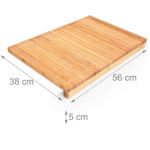 Produktbild für Schneidebrett Relaxdays 10014640 aus Bambus