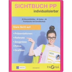 Produktbild für Sichtbuch Pagna 21013-34 School, aus PP, A4