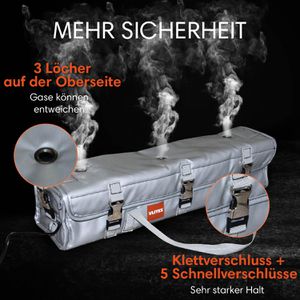 Produktbild für Akku-Tasche VLITEX L, explosionsgeschützt, feuerfest