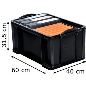Produktbild für Aufbewahrungsbox Really-Useful-Box 48BK, 48L