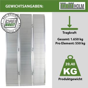 Produktbild für Auffahrrampe Dreibreit by Trutzholm 39062, 1 Stück