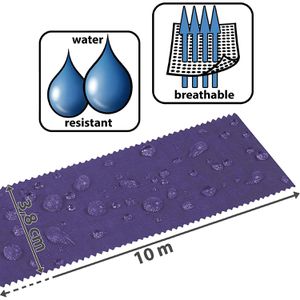 Produktbild für Tapeverband Alpidex Sport-Tape, wasserabweisend, weiß