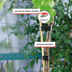 Produktbild für Klettband Label-the-cable Roll Strap, schwarz