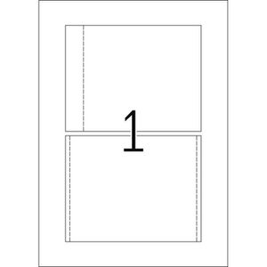 Produktbild für CD-Einleger Herma 5036, für Jewelcase, weiß