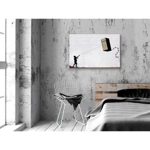 Produktbild für Wandbild Artgeist Fliegender Kühlschrank