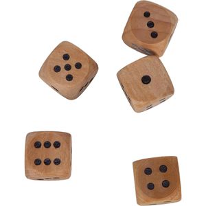 Produktbild für Würfel Philos 7000, Holzwürfel, braun