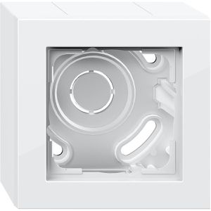 Aufputzgehäuse Gira 106129, E2, System 55, reinweiß glänzend