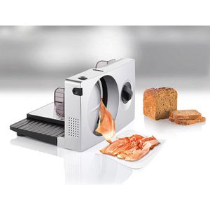 Produktbild für Allesschneider Unold Curve Silver, elektrisch 100W