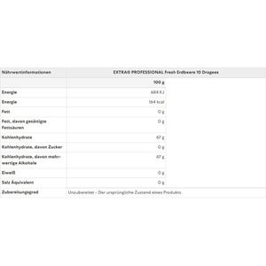 Produktbild für Kaugummis Extra Professional Fresh, Erdbeere