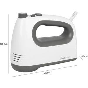 Produktbild für Handmixer Clatronic HM 3775, weiß, 5 Geschwindigkeiten