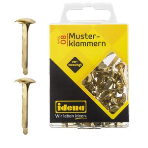 Musterbeutelklammern Idena 334031, Ø 7mm