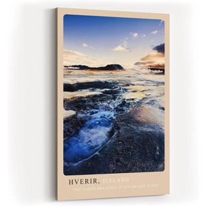 Wandbild Sinus-Art Island Hverir, 80 x 120 cm