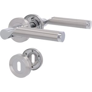 Produktbild für Drückergarnitur Alpertec Solid 1-R-C BB