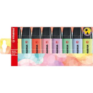 Produktbild für Textmarker Stabilo Boss Original Pastel, 8 Stück