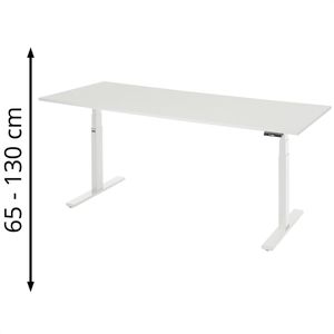 Schreibtisch Rau adlatus 100, lichtgrau / lichtgrau