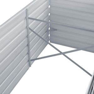 Produktbild für Hochbeet vidaXL 44842, aus verzinktem Stahl