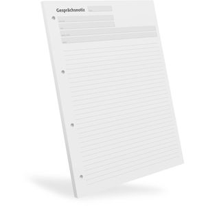 Produktbild für Gesprächsnotiz notizblock24 1302020602 liniert, A4