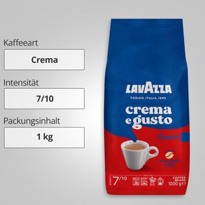 Produktbild für Kaffee Lavazza Crema e Gusto Classico