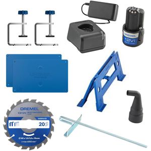 Produktbild für Handkreissäge Dremel Sägestation CS12V-S1C, Akku