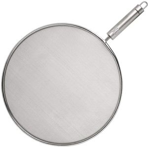 Produktbild für Spritzschutzdeckel Fackelmann 40478, silber