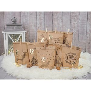 Produktbild für Adventskalender Papierdrachen Cozy Winter