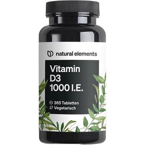 Vitamin-D natural-elements 365 Tabletten