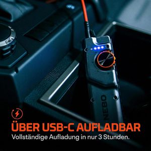 Produktbild für Taschenlampe Nebo Edge 2K, LED, aufladbar