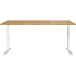 Produktbild für Schreibtisch Germania Mailand, 7911-242, eiche / weiß