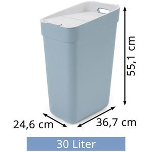 Produktbild für Mülleimer Curver Ready to collect, blau