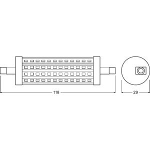 Produktbild für LED-Lampe OSRAM Superstar, R7s