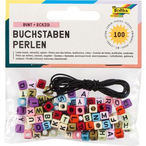 Produktbild für Perlen Folia 33913 Buchstaben-Perlen, zur Schmuckherstellung