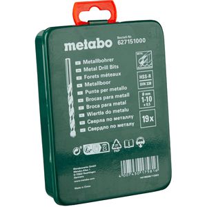 Produktbild für Bohrer Metabo HSS-R-Bohrerkassette, 627151000