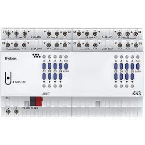 Schaltaktor Theben JM 8 T KNX, 4940255, für Rollladen