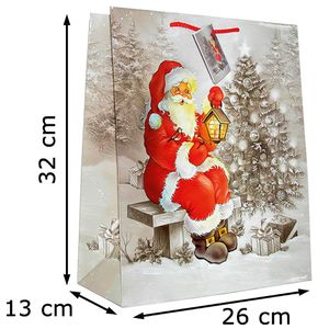 Produktbild für Geschenktüte Böttcher-AG Weihnachtsmänner