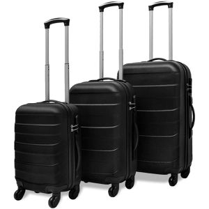 Produktbild für Koffer vidaXL 91141, schwarz, 3-teilig