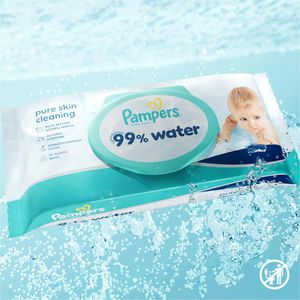 Produktbild für Feuchttücher Pampers 99% Water, 720 Tücher