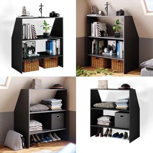 Produktbild für Bücherregal Vicco 85902, anthrazit