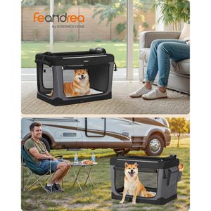 Produktbild für Tiertransportbox Feandrea Gr. L, aus Stoff