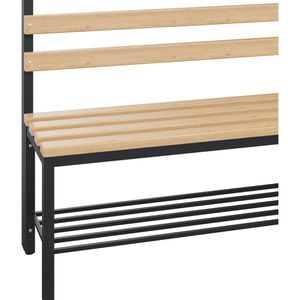 Produktbild für Umkleidebank CP-Möbel 8051-110, Sitzfläche Holz, 150 cm