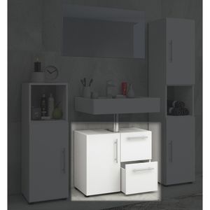 Produktbild für Waschbeckenunterschrank VCM Flandu 913678, stehend