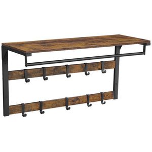 Wandgarderobe Vasagle LCR201B01, Metall / Holz