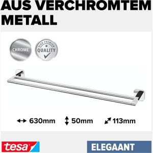 Produktbild für Handtuchhalter Tesa Elegaant 40437, silber